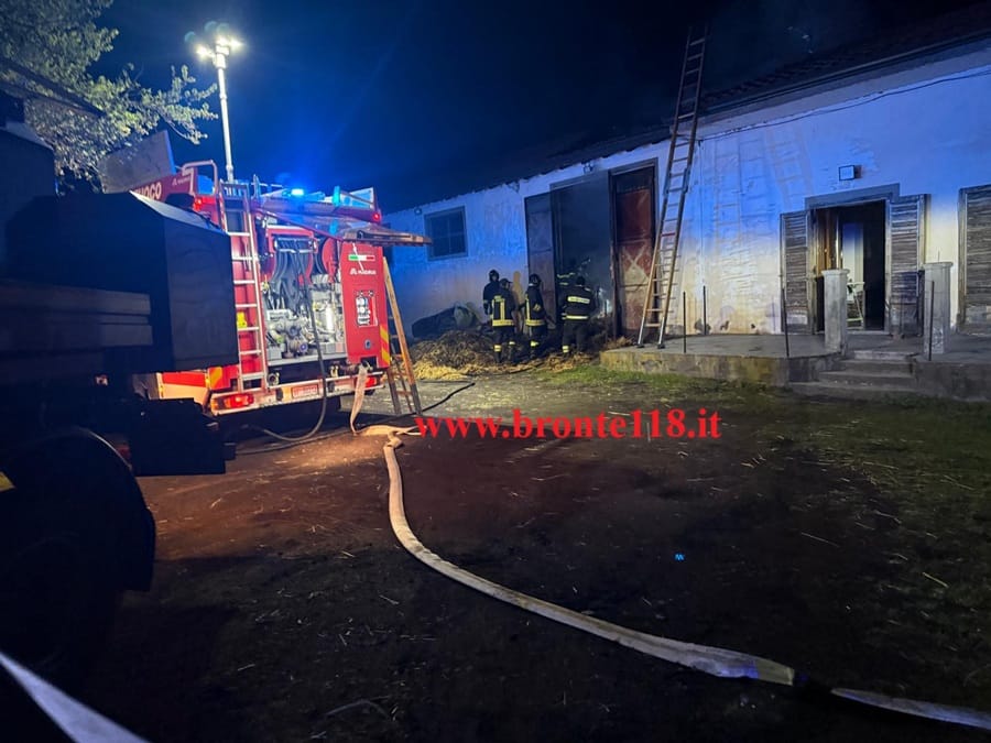 incendio fienile